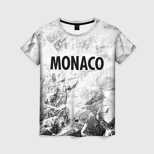 Женская футболка Monaco white graphite / 3D-принт – фото 1