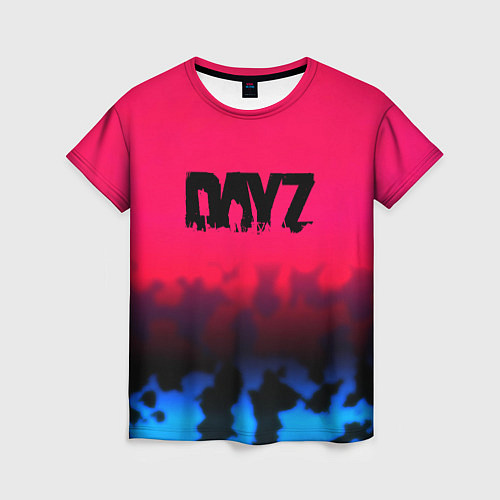 Женская футболка Dayz камуфляж / 3D-принт – фото 1