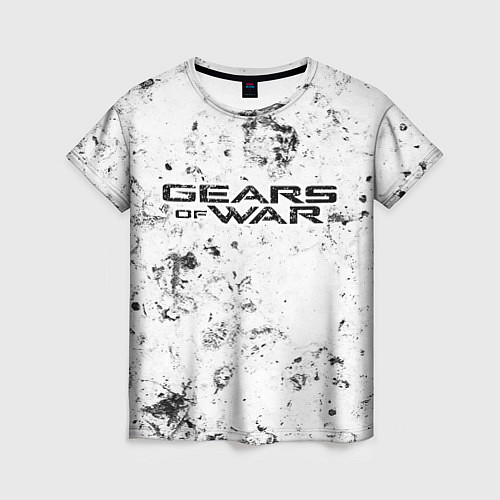Женская футболка Gears of War dirty ice / 3D-принт – фото 1