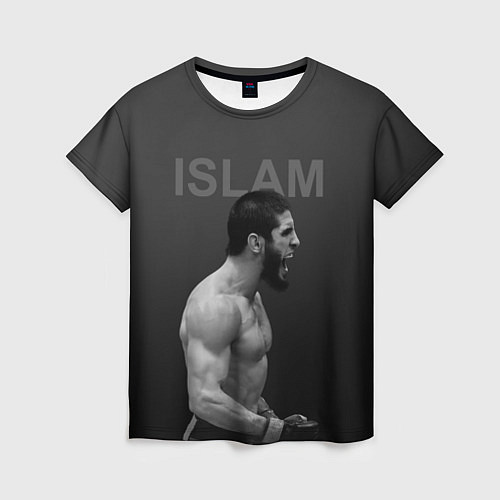 Женская футболка Ислам Махачев - ММА / 3D-принт – фото 1