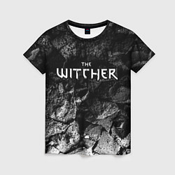 Женская футболка The Witcher black graphite