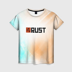 Футболка женская RUST gradient, цвет: 3D-принт