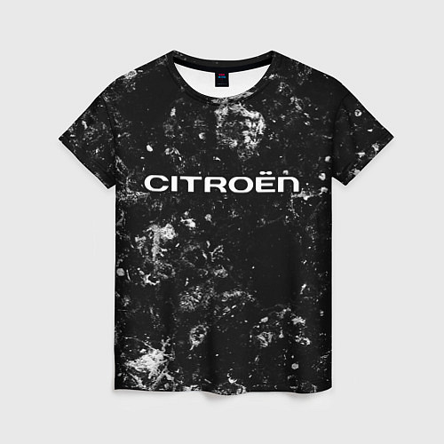 Женская футболка Citroen black ice / 3D-принт – фото 1