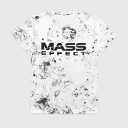Футболка женская Mass Effect dirty ice, цвет: 3D-принт