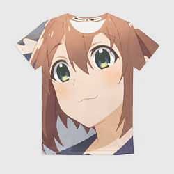 Футболка женская Моя подруга олениха Нокотан Ноко Сиканоко, цвет: 3D-принт