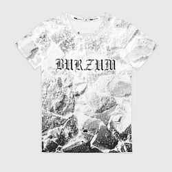Футболка женская Burzum white graphite, цвет: 3D-принт