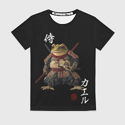 Футболка женская Жаба войн, цвет: 3D-принт