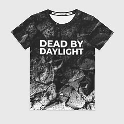 Женская футболка Dead by Daylight black graphite