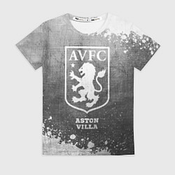 Женская футболка Aston Villa - grey gradient