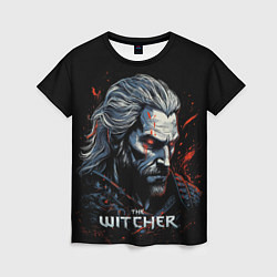 Футболка женская The Witcher blood, цвет: 3D-принт