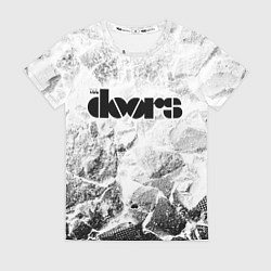 Футболка женская The Doors white graphite, цвет: 3D-принт