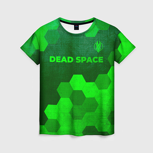 Женская футболка Dead Space - green gradient посередине / 3D-принт – фото 1