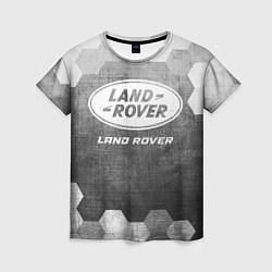 Женская футболка Land Rover - grey gradient