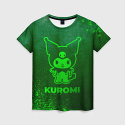 Футболка женская Kuromi - green gradient, цвет: 3D-принт