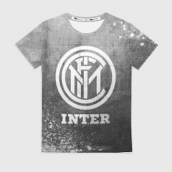 Футболка женская Inter - grey gradient, цвет: 3D-принт