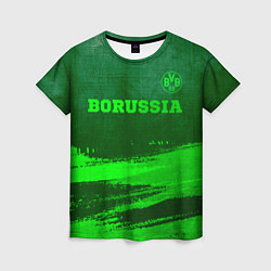 Футболка женская Borussia - green gradient посередине, цвет: 3D-принт