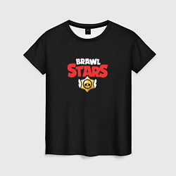 Женская футболка Brawl stars logo red