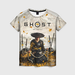 Женская футболка Ацу из Ghost of Yotei