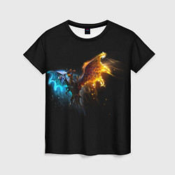 Футболка женская Jakiro дота 2, цвет: 3D-принт