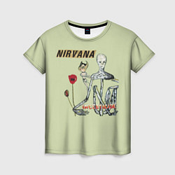 Женская футболка Nirvana incesticide