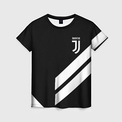 Женская футболка Juventus line white