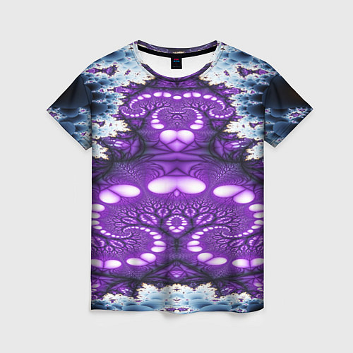 Женская футболка Абстрактная иллюзия текстура / 3D-принт – фото 1