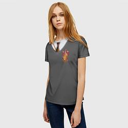 Футболка женская Форма Гриффиндора, цвет: 3D-принт — фото 2