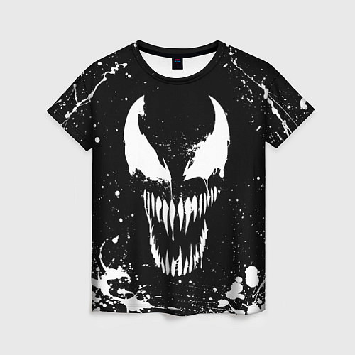 Женская футболка Venom logo / 3D-принт – фото 1