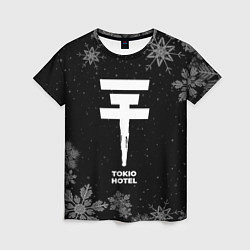 Футболка женская Снежный Tokio Hotel, цвет: 3D-принт