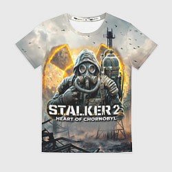 Футболка женская S t a l k e r Heart of Chornobyl, цвет: 3D-принт