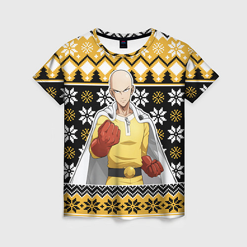 Женская футболка One-Punch Man sweater / 3D-принт – фото 1