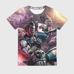 Женская футболка Лобо