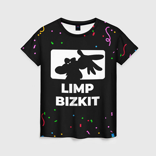 Женская футболка Limp Bizkit конфети / 3D-принт – фото 1