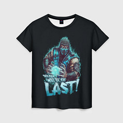 Женская футболка Sub-zero - Mortal Kombat