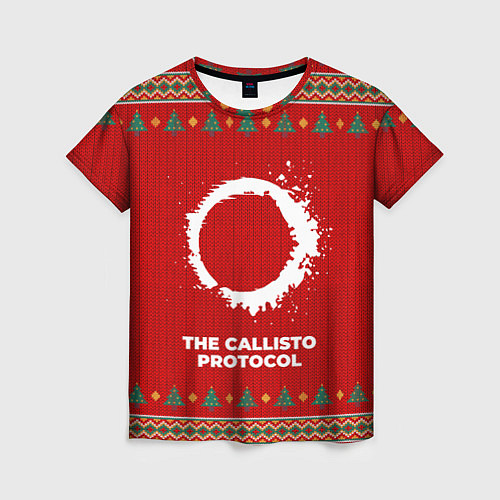 Женская футболка The Callisto Protocol new year / 3D-принт – фото 1