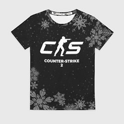 Женская футболка Снежный Counter-Strike 2
