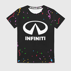 Женская футболка Infiniti конфети