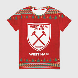 Женская футболка West Ham new year