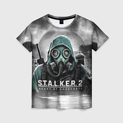 Женская футболка Stalker 2 heart of Chornobyl radiation