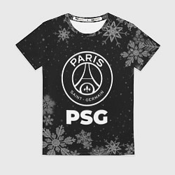 Футболка женская Снежный PSG, цвет: 3D-принт