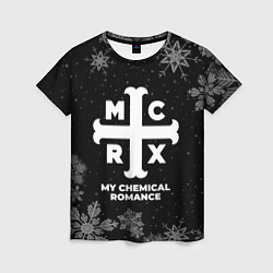 Футболка женская Снежный My Chemical Romance, цвет: 3D-принт