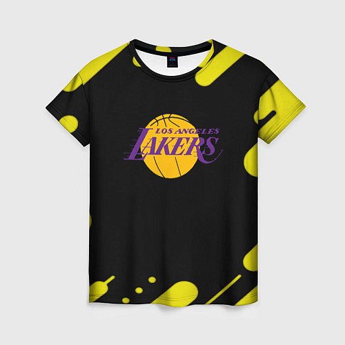 Женская футболка Lakers club / 3D-принт – фото 1