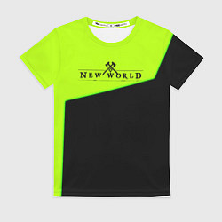 Женская футболка New world geomerty