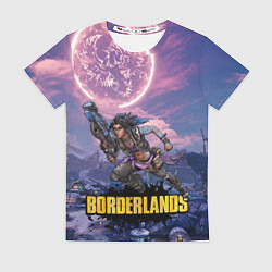Женская футболка Borderlands вооружение