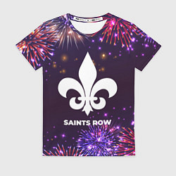 Женская футболка Праздничный Saints Row