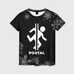 Футболка женская Снежный Portal, цвет: 3D-принт