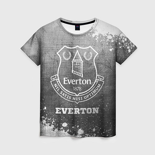 Женская футболка Everton - grey gradient / 3D-принт – фото 1