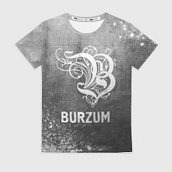 Женская футболка Burzum - grey gradient