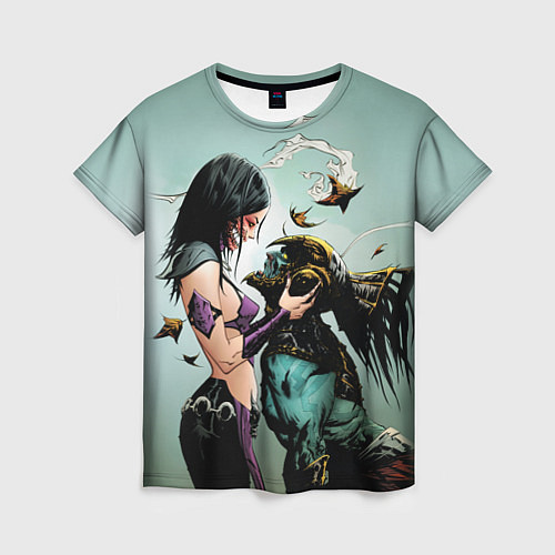 Женская футболка Mileena & Kotal Kahn - Mortal Kombat / 3D-принт – фото 1
