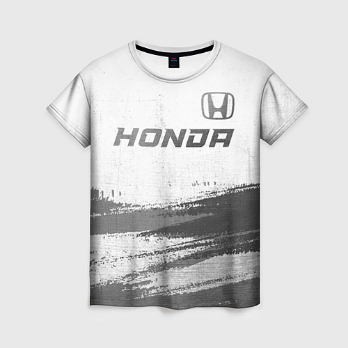 Женская футболка Honda - white gradient посередине / 3D-принт – фото 1